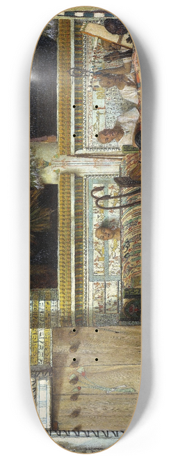 Lawrence Alma-Tadema - The Egyptian Widow 8.25 inch art skate deck