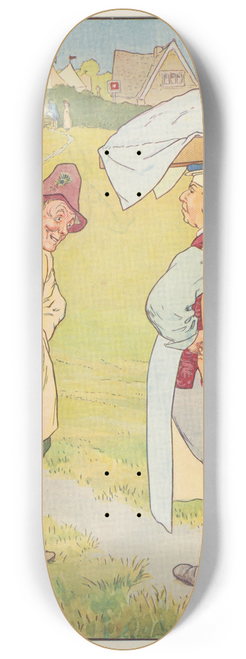 Leonard Leslie Brooke - Simple Simon met a pieman. 8.25 inch art skate deck