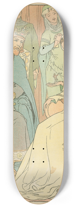 Leonard Leslie Brooke - Tom Thumb with the king and queen 8.25 inch art skate deck