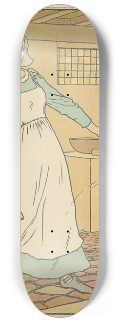 Leonard Leslie Brooke - Tom trapped in a pudding 8.25 inch art skate deck