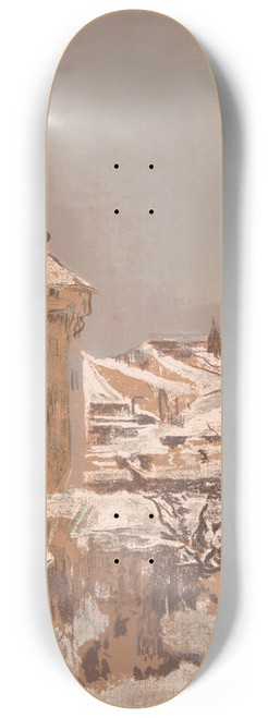 Leon Wyczkowski - Florian Gate in Cracow from the windows of the Academy of Fine Arts 8.25 inch art skate deck