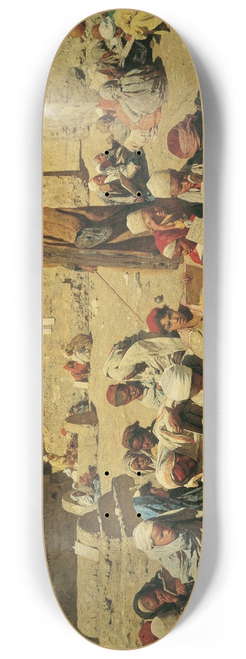 Leopold Carl Mller - Schule in Obergypten 8.25 inch art skate deck