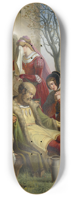 Leopold Schulz - The Death of Gtz von Berlichingen 8.25 inch art skate deck