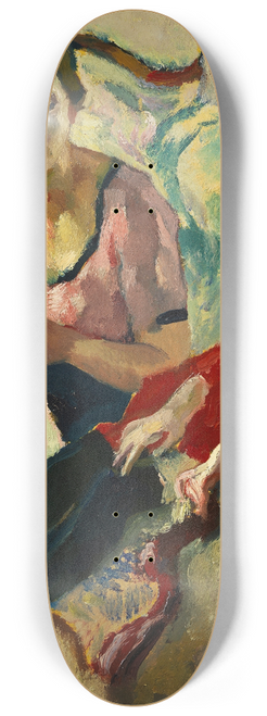 Leo Putz - Lisl und Buberl 8.25 inch art skate deck