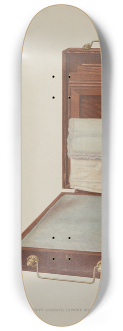 Lloyd Charles Lemcke - Pillow Sham Holder 8.25 inch art skate deck