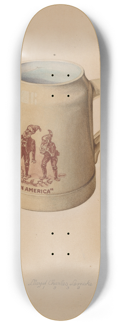 Lloyd Charles Lemcke - Stoneware Mug for Beer 8.25 inch art skate deck