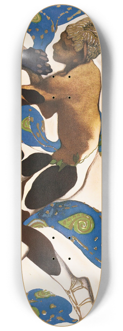 Lon Bakst - Ensemble De 2 Ouvrages Consacrs Lartiste 8.25 inch art skate deck