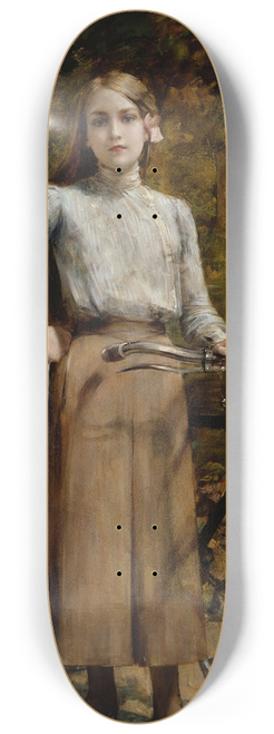 Lon Franois Comerre - Bicyclette au Vsinet 8.25 inch art skate deck