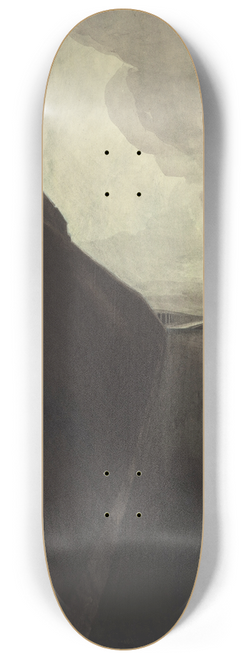 Lon Spilliaert - Digue et plage, Chalet Royal et galeries dOstende 8.25 inch art skate deck
