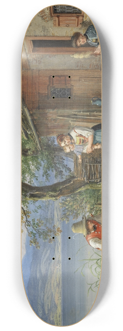 Lorenzo Quaglio - Unloading The Catch 8.25 inch art skate deck
