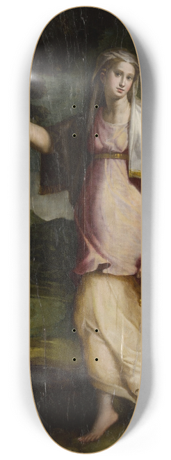 Lorenzo Sabatini - Allegorical Figure, Probably Prudence 8.25 inch art skate deck