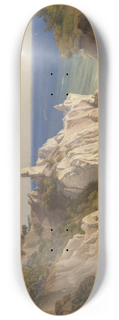 Louis Gurlitt - The Cliffs of the Island of Mn 8.25 inch art skate deck