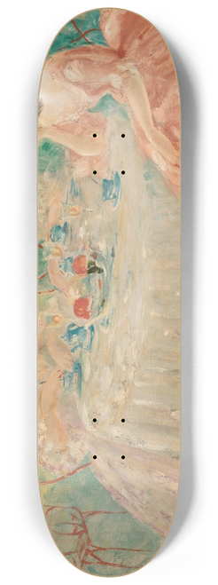 Louis Icart - Sharing confidences 8.25 inch art skate deck
