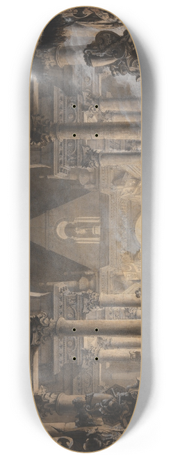 Louis Jean Desprez - The Tomb of Agamemnon 8.25 inch art skate deck