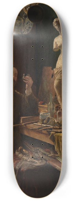 Louis Van Engelen - Self Portrait in Studio 8.25 inch art skate deck