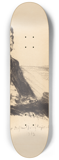 Lovis Corinth - Count Keyserling (Bildnis des Grafen Keyserling) 8.25 inch art skate deck