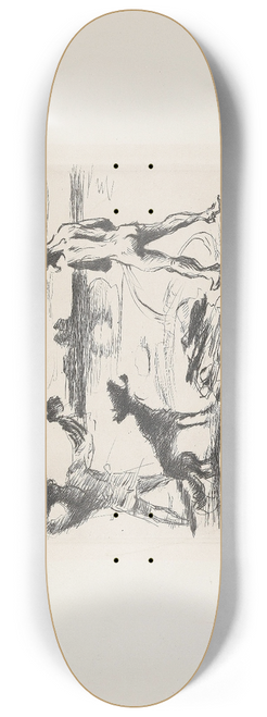 Lovis Corinth - Gastmahl des Trimalchio 13 8.25 inch art skate deck