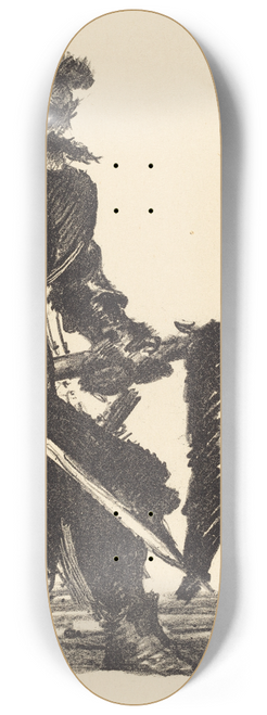Lovis Corinth - Standard Bearer (Bannertrger) 8.25 inch art skate deck