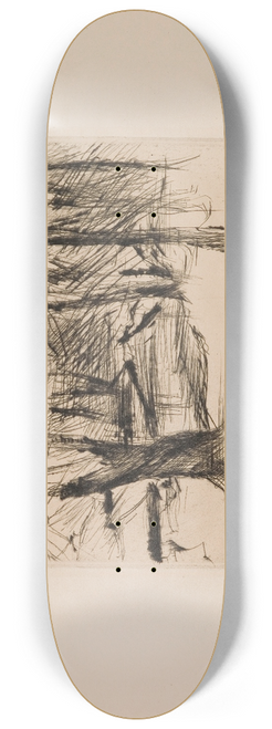 Lovis Corinth - Trees in the Sun 8.25 inch art skate deck