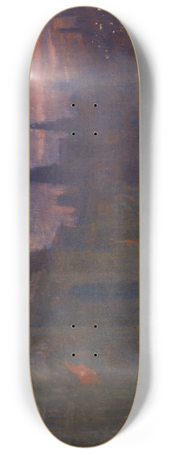 Lucien Lvy-Dhurmer - View from Pont des Invalides Towards Pont de lAlma, Exposition Universelle, Paris 1900 8.25 inch art skate deck