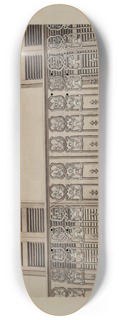 Lucien Verbeke - Cast Iron Balcony Rail 8.25 inch art skate deck