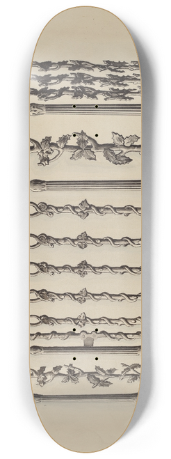 Lucien Verbeke - Cast Iron Gate and Fence 8.25 inch art skate deck