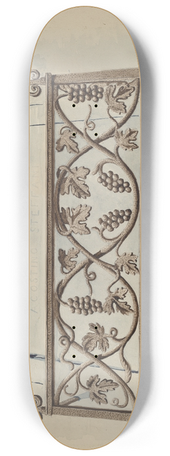 Lucien Verbeke - Cast Iron Railing 8.25 inch art skate deck