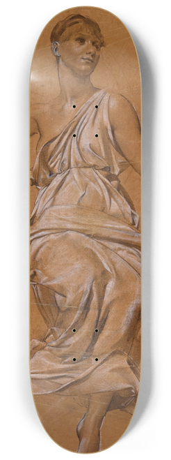 Luc-Olivier Merson - Etude de femme drape 8.25 inch art skate deck