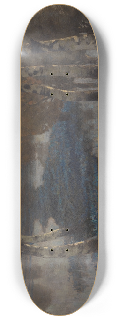 Ludwig Dill - berschwemmte Salbeifelder in der Po  Ebene 8.25 inch art skate deck