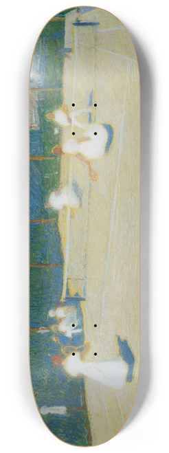 Ludwig Ferdinand Graf - Tennisplatz In Gossensass 8.25 inch art skate deck
