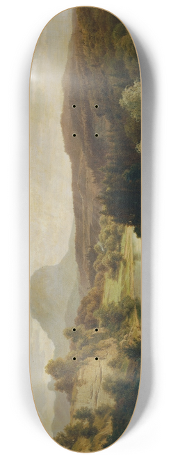 Ludwig Halauska - Die Traun und der Traunstein 8.25 inch art skate deck
