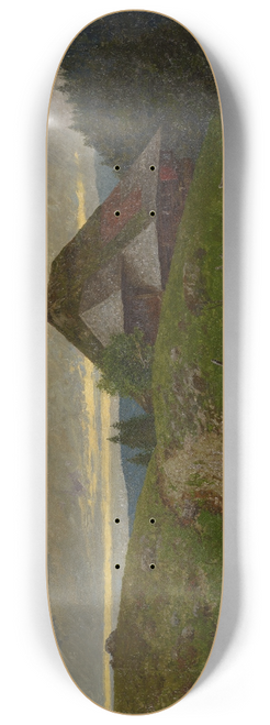 Ludwig Zorn - Cloudy Weather in the Black Forest 8.25 inch art skate deck