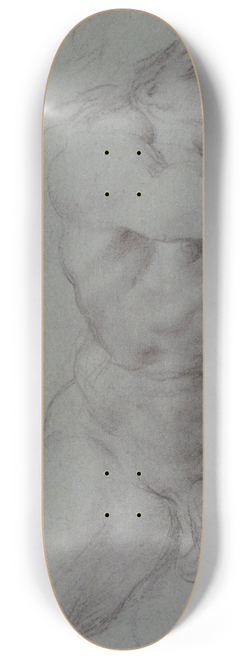 Annibale Carracci - Triton Sounding a Conch Shell 8.25 inch art skate deck