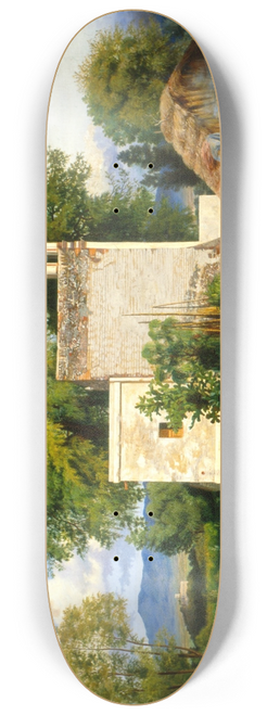 Luis Coto - Landscape of San Cristbal Romita 8.25 inch art skate deck