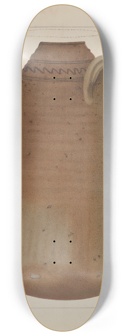 Annie B. Johnston - Stoneware Churn 8.25 inch art skate deck