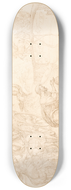 Maarten Van Heemskerck - Filip dber tioperdronningen Kandakes skatmester 8.25 inch art skate deck