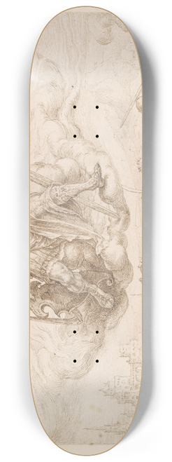 Maarten Van Heemskerck - Mars, the CholericTemperament 8.25 inch art skate deck
