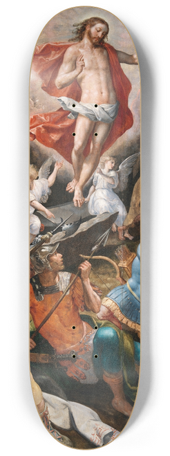 Maerten De Vos - The Resurrection of Christ 8.25 inch art skate deck