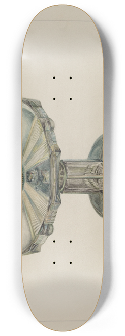 Magnus S. Fossum - Glass Cake Stand 8.25 inch art skate deck
