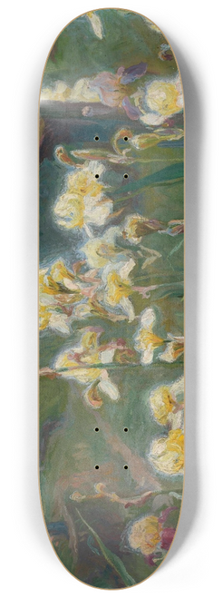 Maksymilian Neuman - Irises in the graveyard 8.25 inch art skate deck