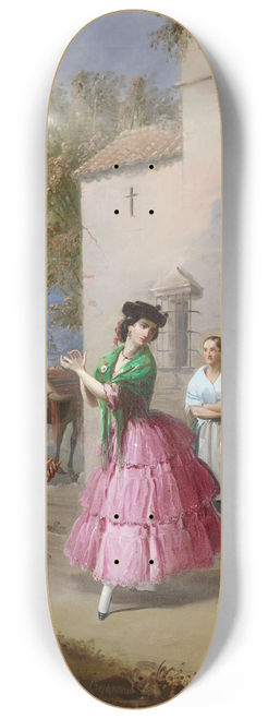 Manuel Cabral Aguado Bejarano - Cheering at the Gates of the Farm 8.25 inch art skate deck