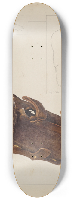 Manuel G. Runyan - Cartridge Box and Bullet 8.25 inch art skate deck