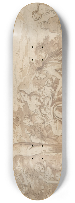 Marcantonio Franceschini - The Birth of Adonis 8.25 inch art skate deck