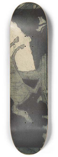 Anny Dollschein - Monument  IN ARTE VOLUPTAS 8.25 inch art skate deck