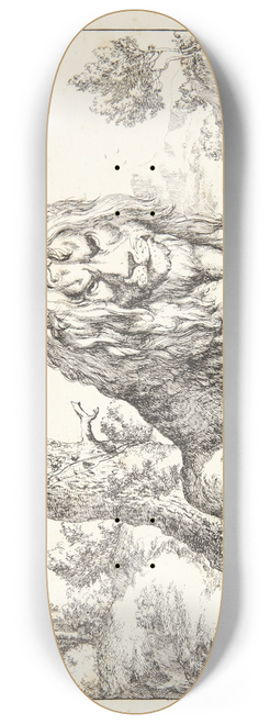 Marcus de Bye - Siddende lve 8.25 inch art skate deck