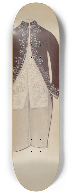 Margaret Concha - Coat and Waistcoat 8.25 inch art skate deck