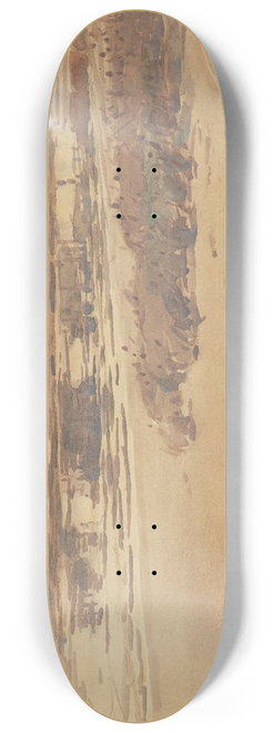 Margaret Stoddart - Estuary shores 8.25 inch art skate deck