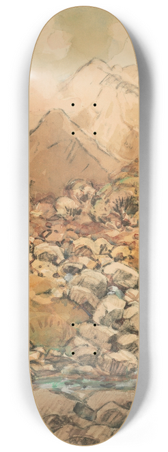 Margaret Stoddart - View of Mount Cook 8.25 inch art skate deck