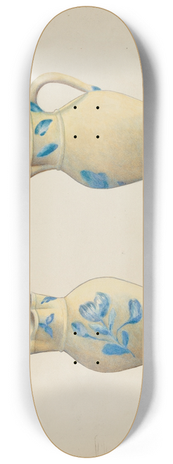 Margaret Stottlemeyer - Stoneware Cream Pitcher 8.25 inch art skate deck