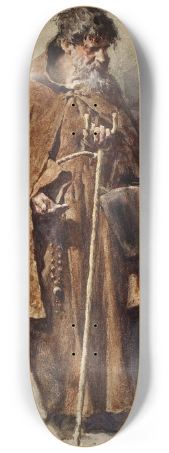 Mariano Fortuny Marsal - The Mendicant 8.25 inch art skate deck